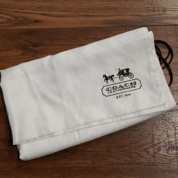 COACH Signature Black Perforated Leather Carly Tote F16598 - Picture 12 of 15